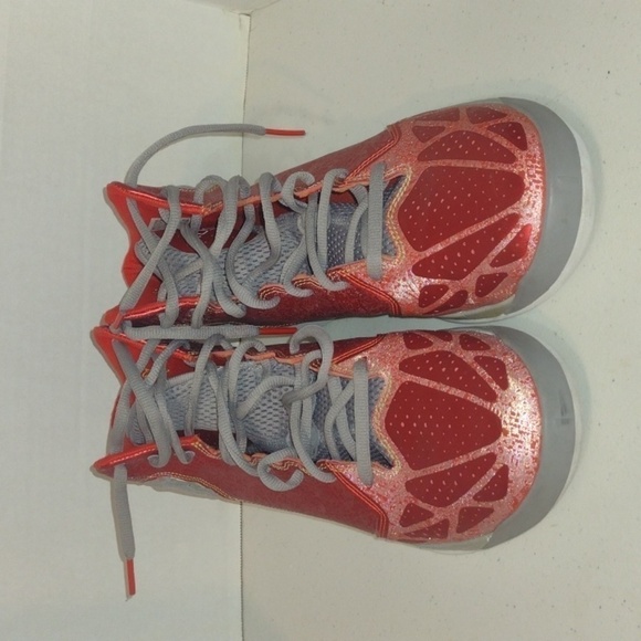 Adidas Derrick Rose basketball shoes red men's 14 hi tops - Picture 2 of 16